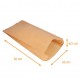 Brown kraft croissant bag 260+85x360mm (ref. 107), 500 pack