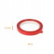 Kleberoller 12mm x 66m für Siegelgerät, rot, Karton mit 24 Stück