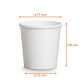 White carton pot for ice cream or soup 48cl, box of 500