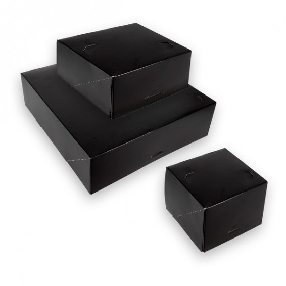 Caja cuadrada negra