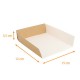 Pala Kraft per salsicce, hot dog, pancake, waffle, bagel e pizze. 12x15x3,5cm, confezione da 200