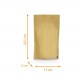 Luftdichte Reißverschlusstasche - Doypack 13+7x22,5cm 500ml, 100er-Packung
