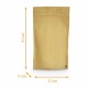 Luftdichte Reißverschlusstasche - Doypack 21+11x31cm 1500ml, 100er-Packung