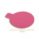 Laschenhalter schwarz/fuchsia ø 9cm (Karton 1100g/m2), Karton mit 1000 Stück