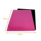 Platte dicker Lebensmittelkarton 40x60cm, Schwarz / Fuchsia, 50er-Pack