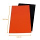 Supporto in cartone per le custodie per scatola 27x9cm, Nero Arancione, 26,8x8,8cm, confezione da 50