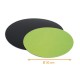 Scheibe aus farbigem Karton Schwarz /Grün ø 30cm, 50er-Pack