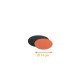 Scheibe aus farbigem Karton Schwarz/Orange ø 14cm, 50er-Pack