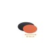 Scheibe aus farbigem Karton Schwarz/Orange ø 16cm, 50er-Pack