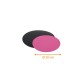 Scheibe aus farbigem Karton Schwarz/Fuchsia ø 20cm, 50er-Pack