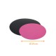 Scheibe aus farbigem Karton Schwarz/Fuchsia ø 24cm, 50er-Pack