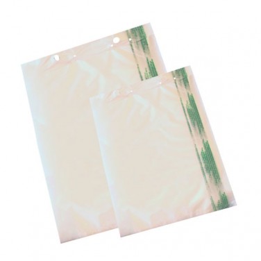 Gebundene Tasche aus Bioplastik