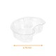 Insert for round pot in APET ø 76mm, box of 1000