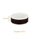 Cinta de latón voile 25mm*20m marrón oscuro, por unidad