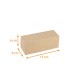 Schachtel für Blitz kraft, 15x6x6cm, ohne Einkerbungen, 50er-Pack