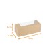 Schachtel für Blitz kraft, 15x6x6cm, mit Fenster, 50er-Pack