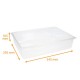 Base de lata de macaron de PVC para 80 piezas, 345x250x105mm sin amortiguación, paquete de 10