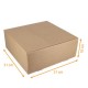 Präsentationsbox aus Kraft écru 31x31x10cm, Karton mit 50 Stück