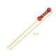 Plettro di bambù Perla rossa, 12 cm, confezione da 200