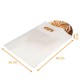Sacchetto Kraft "galette des rois 35+3x40cm, carta oleata, bianco, confezione da 50