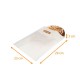 Bolsa Kraft "galette des rois 23+3x29cm, antigrasa, blanco, paquete de 50