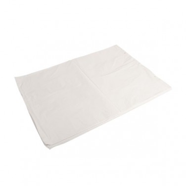 Bolsa blanca con cordón