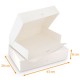 Box für Traiteur-Tabletts weiß, 43x29x8cm, mit Einkerbungen, 25er-Pack