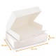 Box für Traiteur-Tabletts weiß, 43x29x6cm, mit Einkerbungen, 50er-Pack
