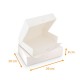 Box für Traiteur-Tabletts weiß, 29x20x8cm, mit Einkerbungen, 50er-Pack