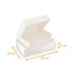 Box für Traiteur-Tabletts weiß, 29x20x6cm, mit Einkerbungen, 50er-Pack