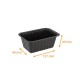 Vassoio nero sigillabile Alphacel in PP, 137x96x49mm, 375cc, scatola di 2000