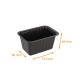 Bandeja negra precintable Alphacel en PP, 137x96x66mm, 500cc, caja de 1600