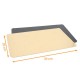 Platte für Catering abgerundete Ecken Gold/Schwarz, 750g, 20x30cm, 100er-Packung