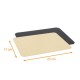 Platte für Catering abgerundete Ecken Gold/Schwarz, 750g, 17x23cm, 100er-Packung