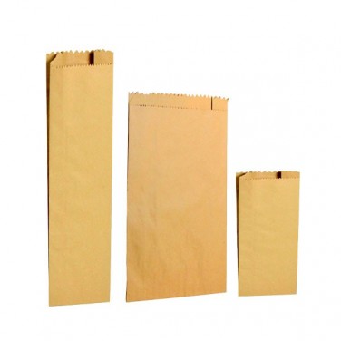 Bolsa de fuelle kraft marrón