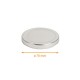 Tapa para tarro de cristal ø70mm plata, paquete de 60