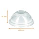 Coperchio per ciotola da dessert Cartone 18cl, ø92x40mm, cupole , confezione da 100