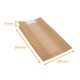 Borsa per frutta e verdura kraft marrone con finestra, 200+70x300mm (2kg), confezione da 1000