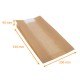 Borsa per frutta e verdura kraft marrone con finestra, 200+90x340mm (3kg), confezione da 1000