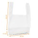 Borsa di plastica LDPE 26+6/6x45cm, spessore 50 µ, trasparente, scatola da 500