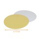 Kartonscheibe für Diamantbeutel GOLD / SILBER, ø11,5cm für Beutel ref SDI113PP, Karton mit 250 Stück