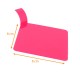 Laschenhalter quadratisch 8 cm in PS fuchsia, 100er-Packung