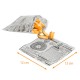 Sacchetto per patatine fritte, hamburger e churros, con chiusura ermetica Kraft bianco "Times", 12x12cm, per le patatine fritte, confezione da 1000