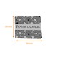 Etiquetas adhesivas cuadrado 30x30mm 'Plaisir d'Offrir' Aluminio Negro , paquete de 500