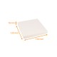 Tapa para caja de bombones 9 piezas, caja blanca, paquete de 100