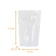 Luftdichte Reißverschlusstasche - Doypack 13+3,5x21cm aus PE Transparent, 200er-Packung