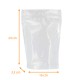 Luftdichte Reißverschlusstasche - Doypack 16+3,5x24cm aus PE Transparent, 200er-Packung
