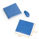 Aluminum foil  8x8cm, Pacific Blue, pack of 250