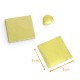 Aluminiumfolien  8x8cm, Senf, Packung mit 250