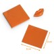Foglio di alluminio  8x8cm, Terracotta, confezione da 250